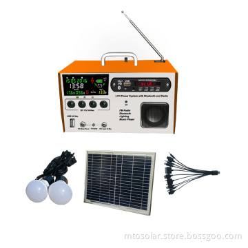 FM radio LCD Solar Lights